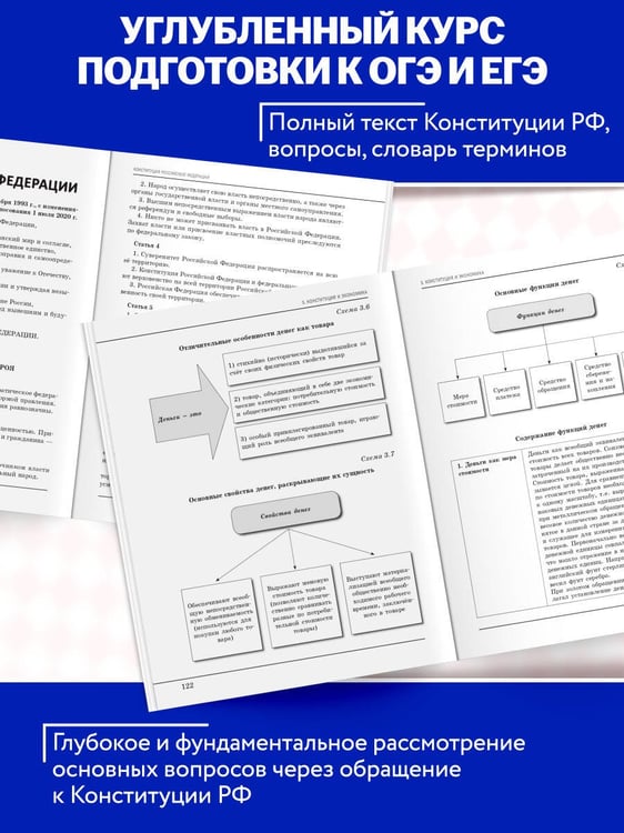 Дополнительное изображение книги «Обществознание. Конституция Российской Федерации в школьном курсе»