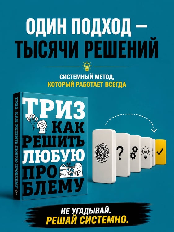 Дополнительное изображение книги «ТРИЗ. Как решить любую проблему»