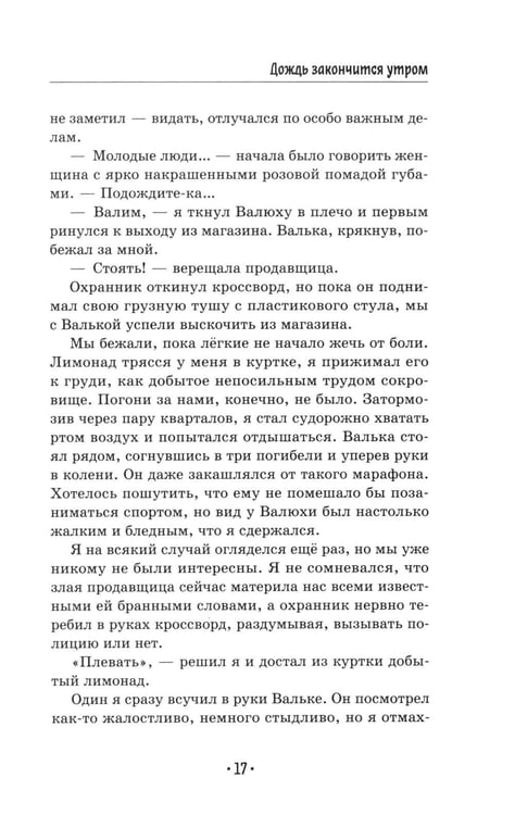 Дополнительное изображение книги «Дождь закончится утром»