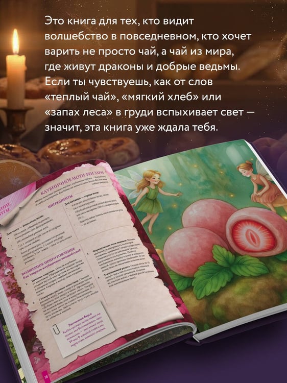 Дополнительное изображение книги «Великая книга магии и волшебства: лучшие блюда эльфов, фей и гномов. 88 рецептов, которые может приготовить каждый»
