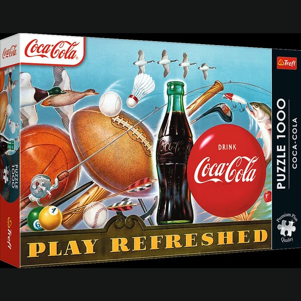 Обложка книги «TREFL Premium Plus Пазл Coca-Cola: Play Refreshed, 1000 шт.»