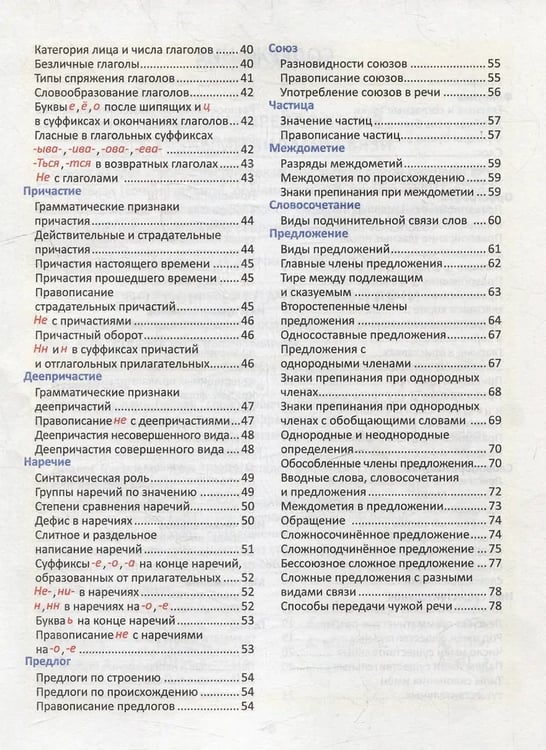 Дополнительное изображение книги «Необxодимый школьный минимум. Русский язык»