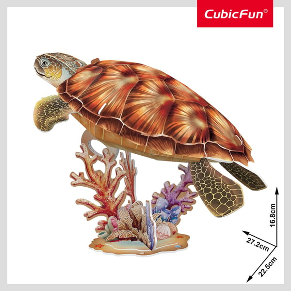 Дополнительное изображение книги «CUBICFUN NATIONAL GEOGRAPHIC 3D пазл «Морская черепаха»»