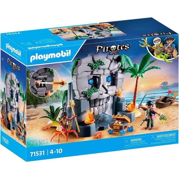 Обложка книги «PLAYMOBIL PIRATES Остров черепа, игровой набор»