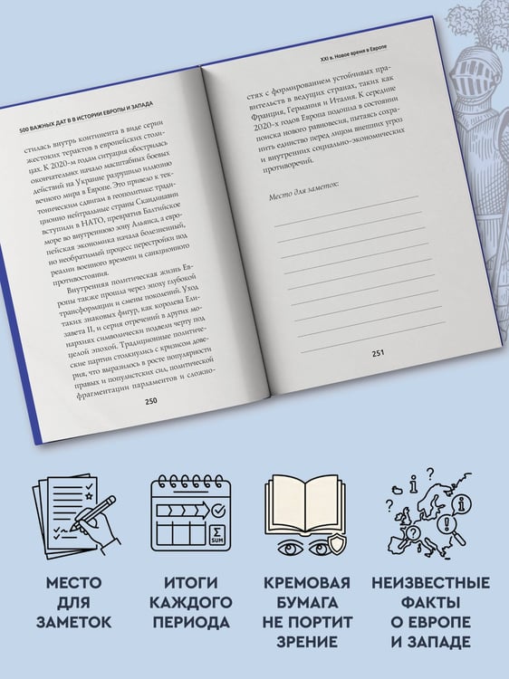Дополнительное изображение книги «500 важных дат в истории Европы и Запада»