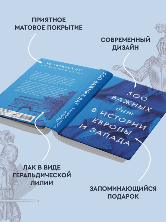 Дополнительное изображение книги «500 важных дат в истории Европы и Запада»