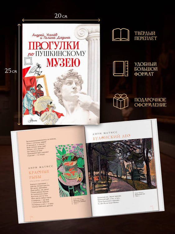 Дополнительное изображение книги «Прогулки по Пушкинскому музею»