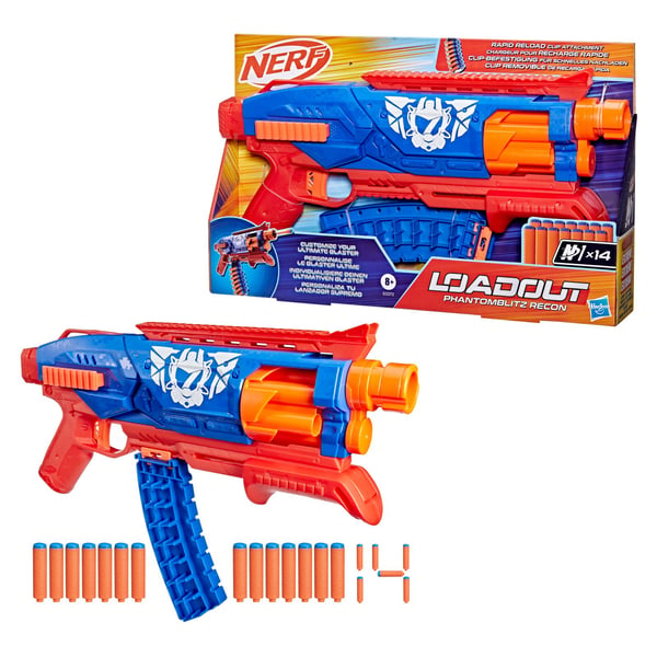 Обложка книги «NERF LOADOUT бластер Phantomblitz recon»