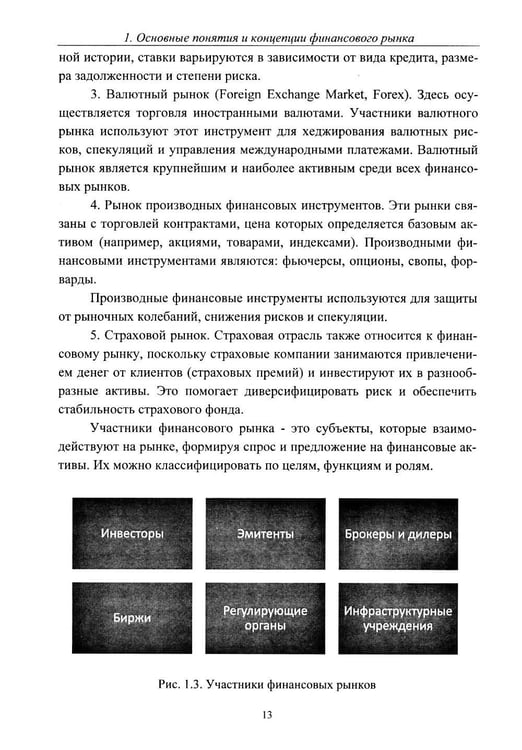 Дополнительное изображение книги «Теоретические основы финансового рынка: монография»