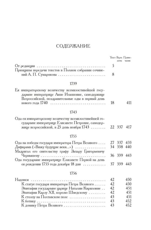 Дополнительное изображение книги «Сумароков А.П. Полное собрание сочинений и писем. В 8 т. Т. 1: Торжественные оды, похвальные слова, надписи и др.панегирические произв-я. 1739-1776»