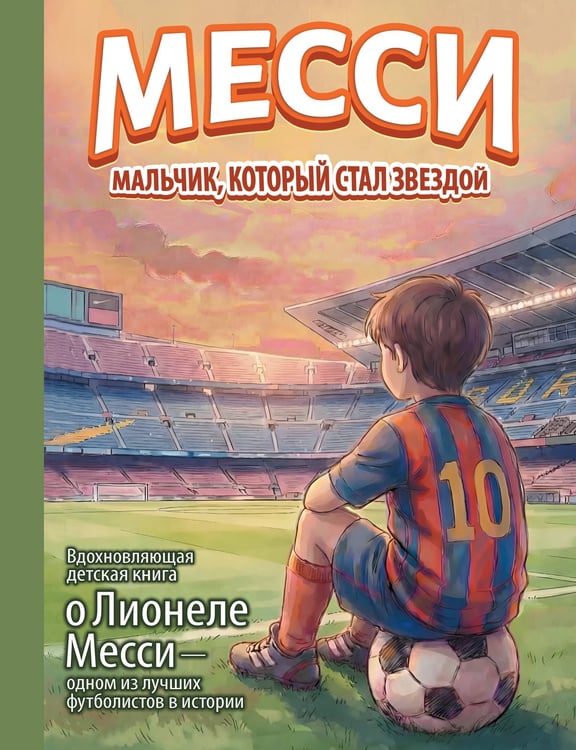 Обложка книги «Месси: мальчик, который стал звездой. Вдохновляющая детская книга о Лионеле Месси — одном из лучших футболистов в истории» — Шепелевич Анастасия Павловна, ISBN 9785171827076