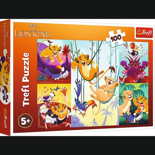 Обложка книги «TREFL DISNEY Пазл Король Лев, 100 шт.»