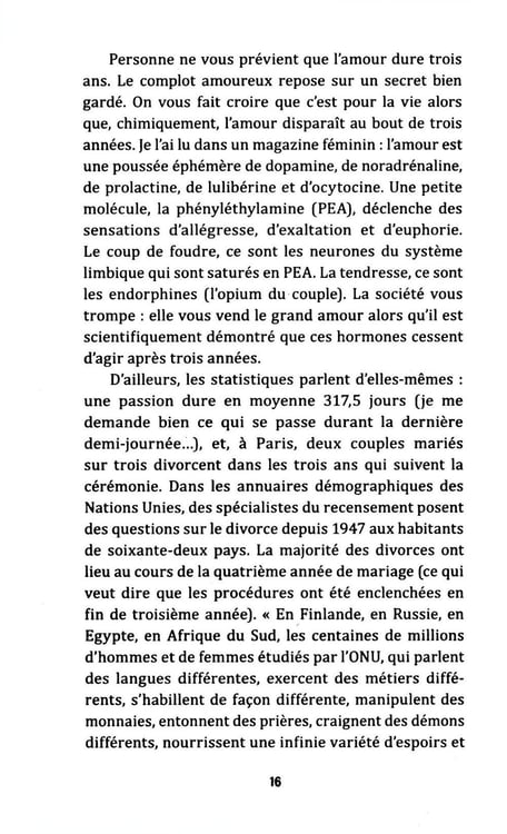 Дополнительное изображение книги «L'amour dure trois ans = Любовь живет три года. 99 франков: книга для чтения на французском языке»