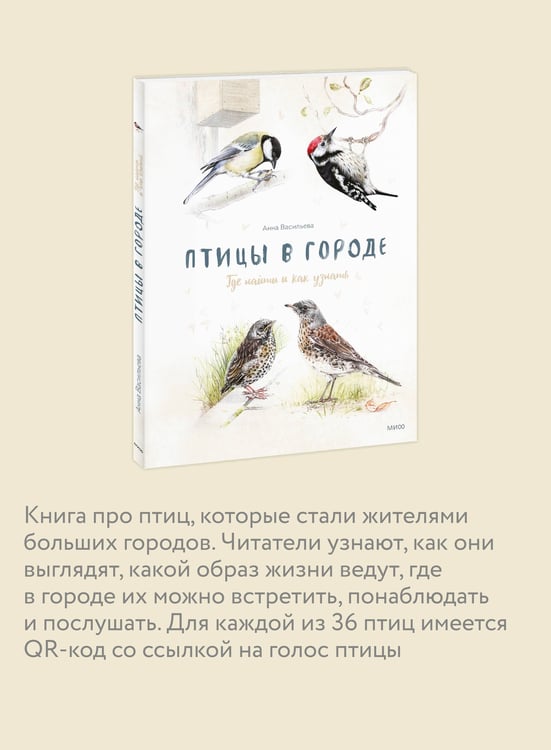 Дополнительное изображение книги «Птицы в городе. Где найти и как узнать»