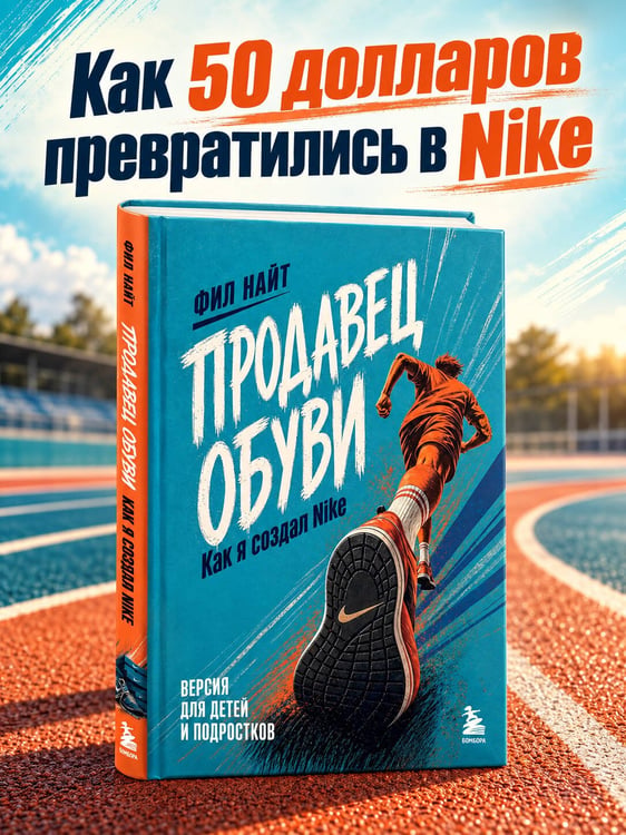 Дополнительное изображение книги «Продавец обуви. Как я создал Nike. Версия для детей и подростков (новое оформление)»