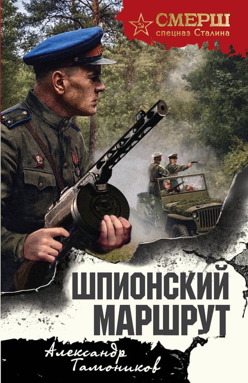 Обложка книги «Шпионский маршрут» — Тамоников Александр Александрович, ISBN 9785042354137
