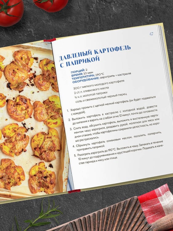 Дополнительное изображение книги «Аэрогриль. Быстрые рецепты»