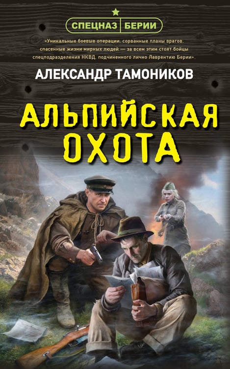 Обложка книги «Альпийская охота» — Тамоников Александр Александрович, ISBN 9785042436628