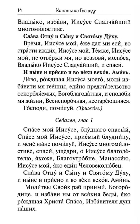 Дополнительное изображение книги «Сборник канонов ко Господу, Пресвятой Богородице, в честь двунадесятых праздников и святых»