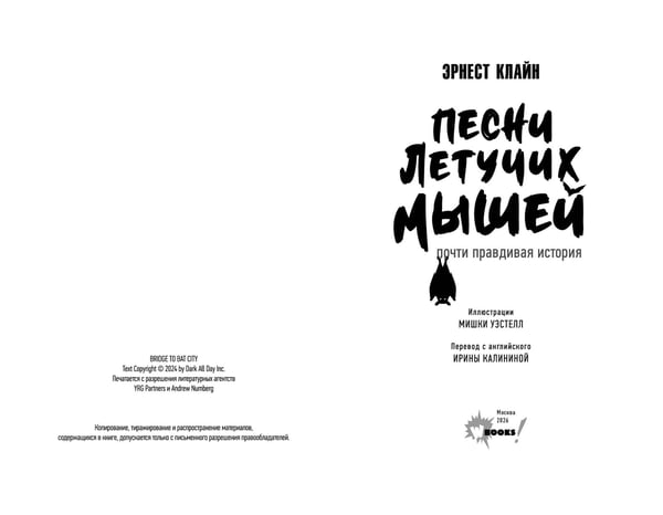 Дополнительное изображение книги «Песни летучих мышей»