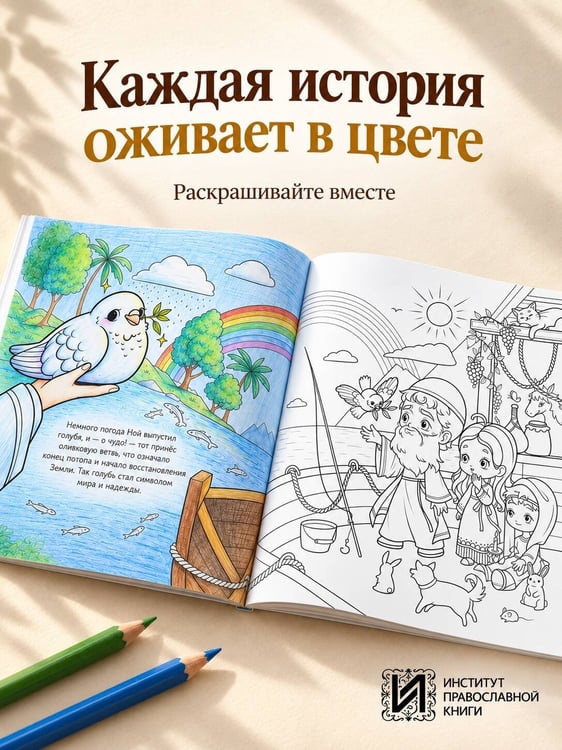 Дополнительное изображение книги «Животные в историях и притчах Библии. Раскраска»