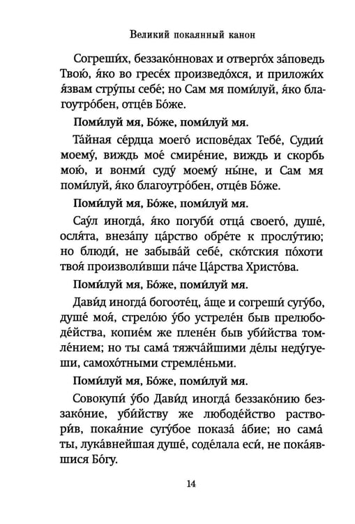 Дополнительное изображение книги «Господи, помилуй! Покаянные каноны»