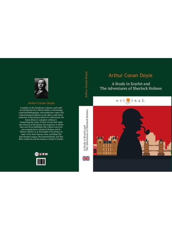 Дополнительное изображение книги «A Study in Scarlet and The Adventures of Sherlock Holmes: на англ.яз»