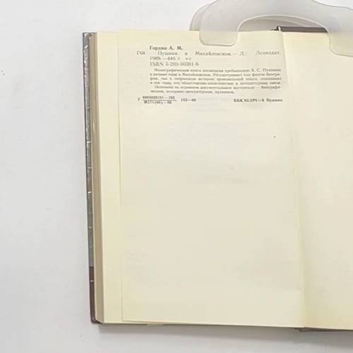 Дополнительное изображение книги «Пушкин в Михайловском»