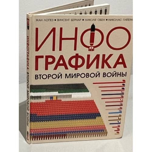 Обложка книги «Инфографика Второй мировой войны» — Лопез Жан, ISBN 9785041046378