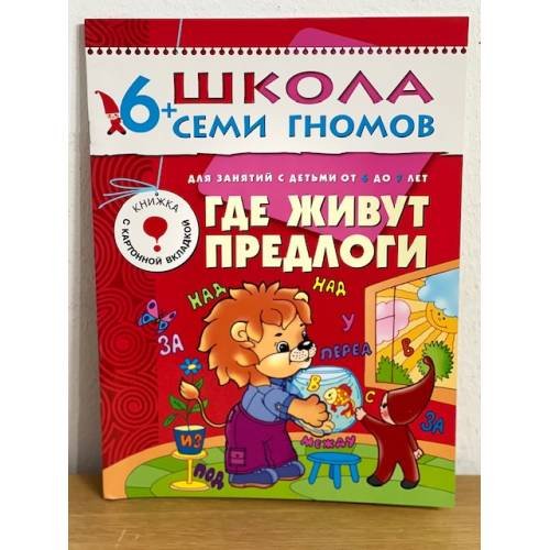 Обложка книги «Школа семи гномов (6+). Где живут предлоги» — Денисова Д., ISBN 9785867752309