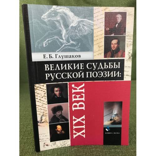 Обложка книги «Великие судьбы русской поэзии: XIX век» — Глушакова Е.Б., ISBN 9785976503175