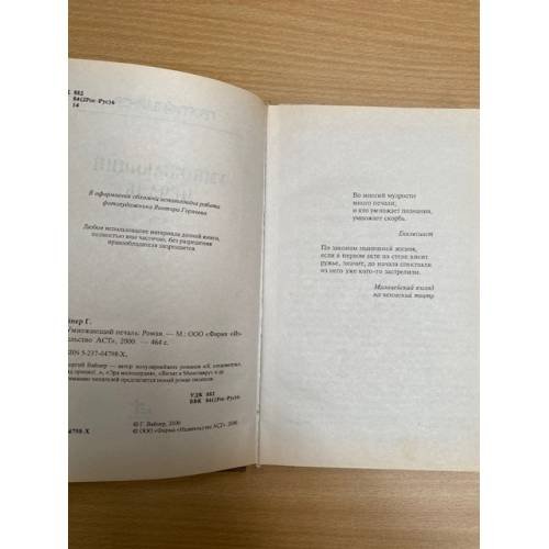 Дополнительное изображение книги «Умножающий печаль»
