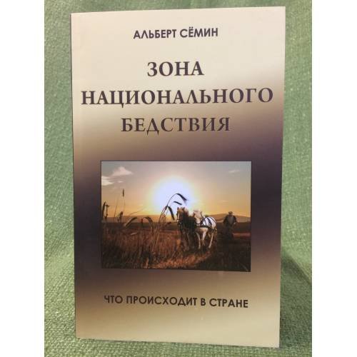 Обложка книги «Зона национального бедствия. Что происходит в стране» — Семин А., ISBN 9785903391837