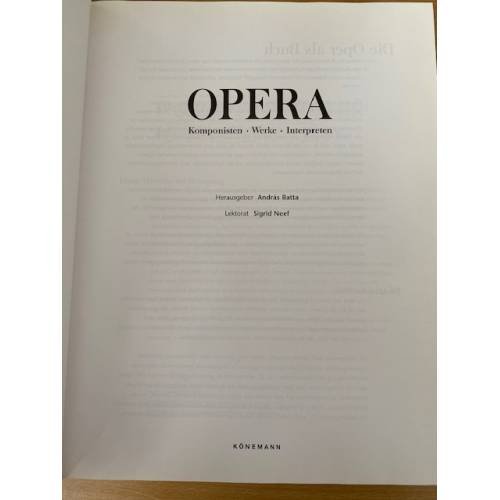 Дополнительное изображение книги «Opera. Komponisten. Werke. Interpreten»