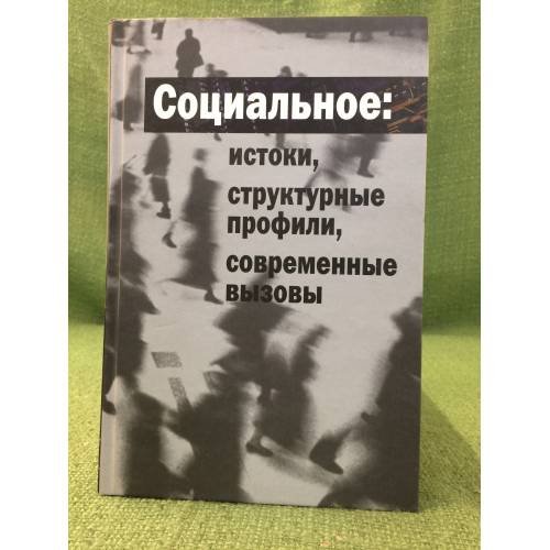 Обложка книги «Социальное: истоки, структурные профили, современные вызовы» — Автор не указан, ISBN 9785824311075
