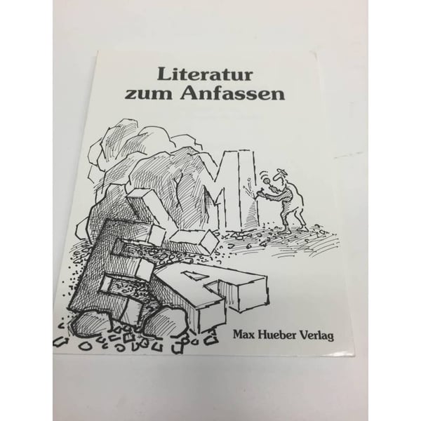 Обложка книги «Literatur zum Anfassen» — Christoph Werr, ISBN 3190014302