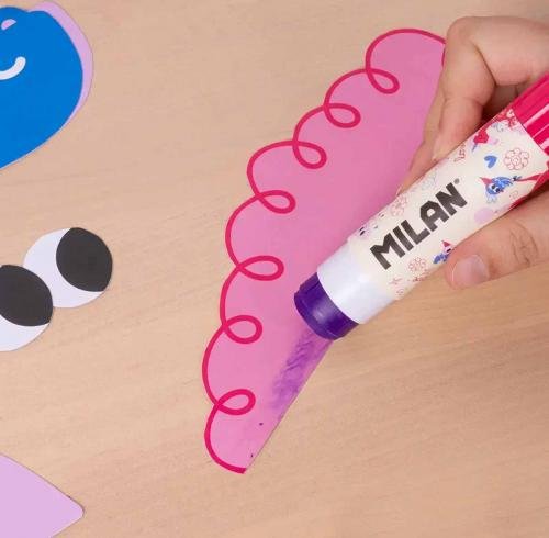 Дополнительное изображение книги «Līmzīmulis Milan 21g Flowicorns invisible»