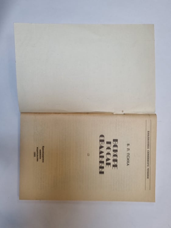 Дополнительное изображение книги «Вскоре после свадьбы»