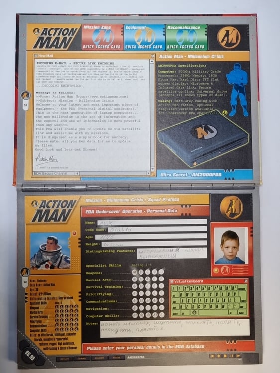 Дополнительное изображение книги «Action man - Millenium Crisis: Mission Contents»