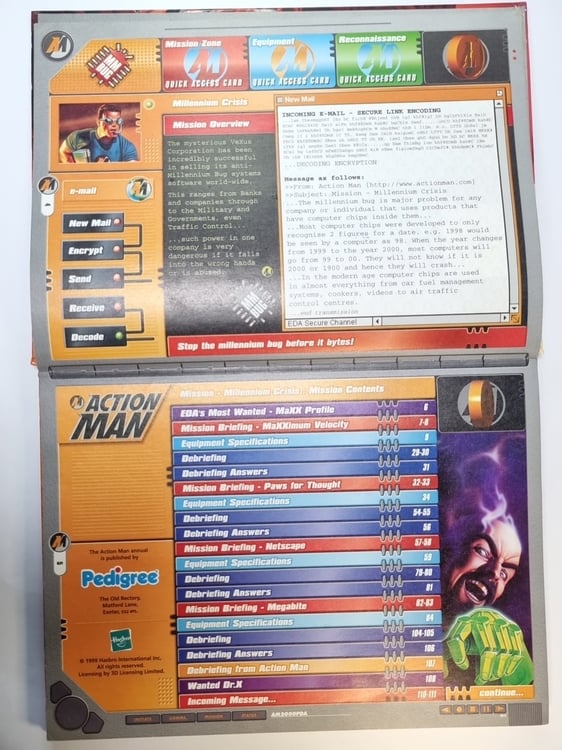 Дополнительное изображение книги «Action man - Millenium Crisis: Mission Contents»