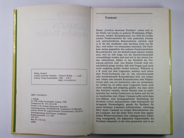 Дополнительное изображение книги «Lexikon deutscher Partikeln»