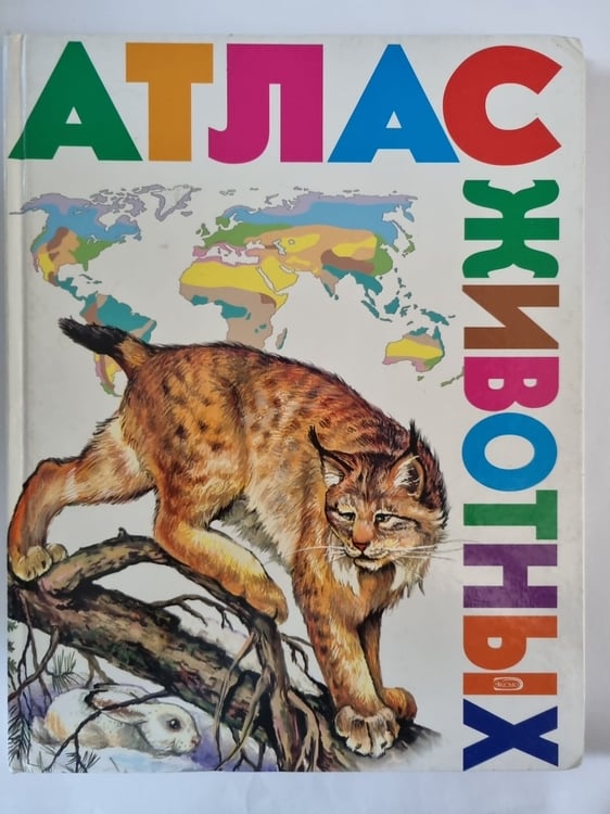Обложка книги «Атлас животных» — Школьник Юлия, Золотарева Юлия