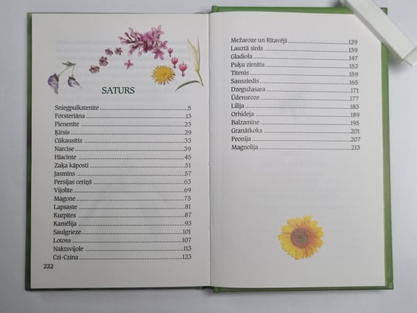 Дополнительное изображение книги «Pasakas par ziediem»