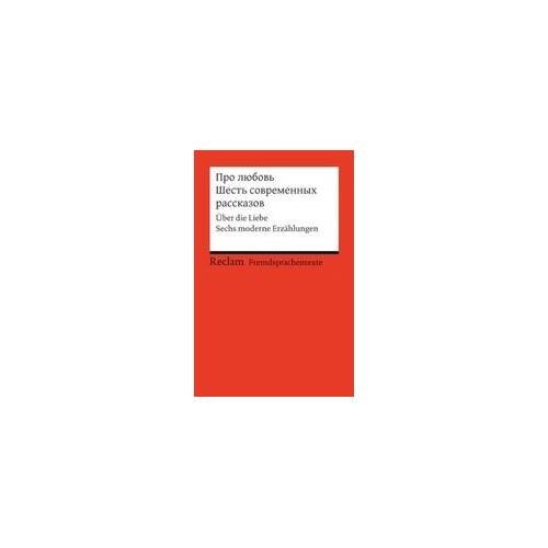 Обложка книги «Про любовь. Шесть современных рассказов», ISBN 9783150198650