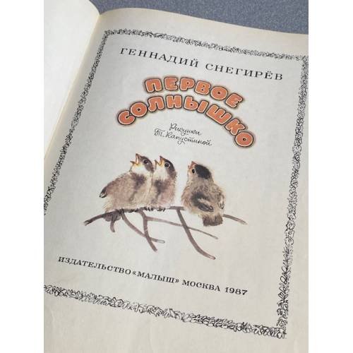 Дополнительное изображение книги «Первое солнышко»