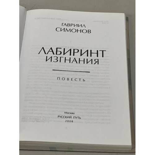 Дополнительное изображение книги «Лабиринт изгнания»