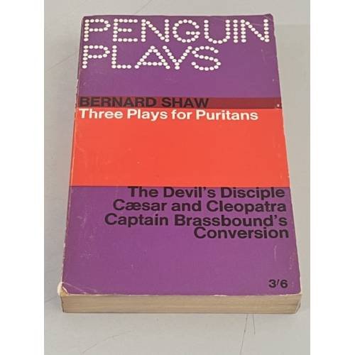 Обложка книги «Three Plays for Puritans» — Bernard Shaw