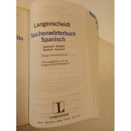 Дополнительное изображение книги «Langenscheidt. Taschenwörterbuch. Spanisch»