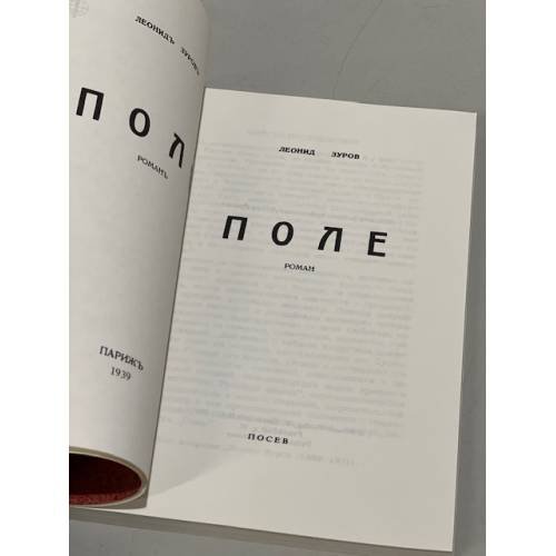 Дополнительное изображение книги «Поле»