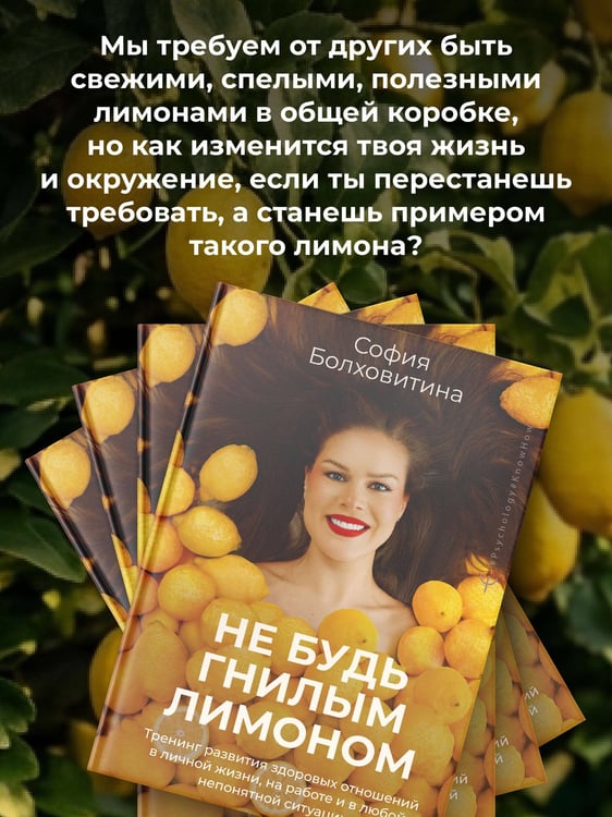 Дополнительное изображение книги «Не будь гнилым лимоном. Тренинг развития здоровых отношений в личной жизни, на работе и в любой непонятной ситуации»